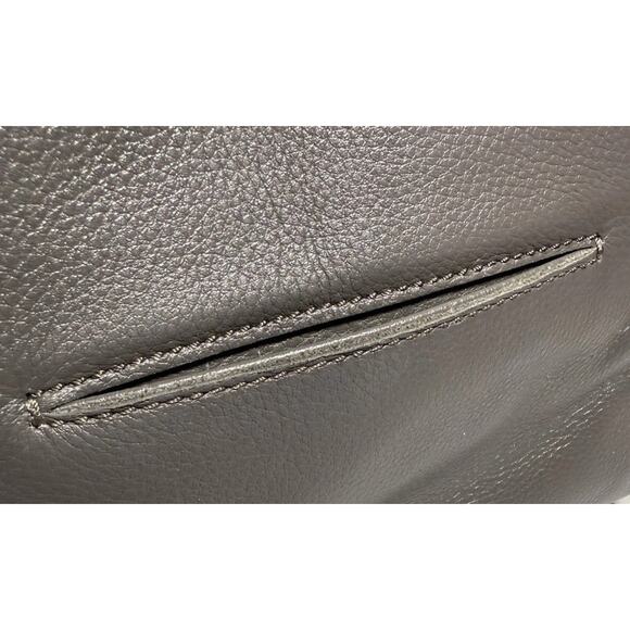 The Sak Crossbody Bag Pebble Gray Leather "Happy & Free" Soft EUC - Picture 14 of 15